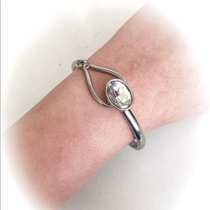 Silver Jeweled Bracelet